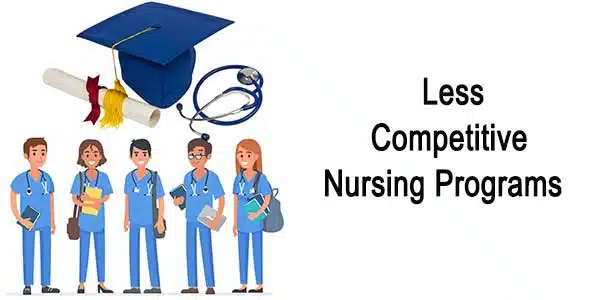 Less Competitive Accelerated Nursing Programs